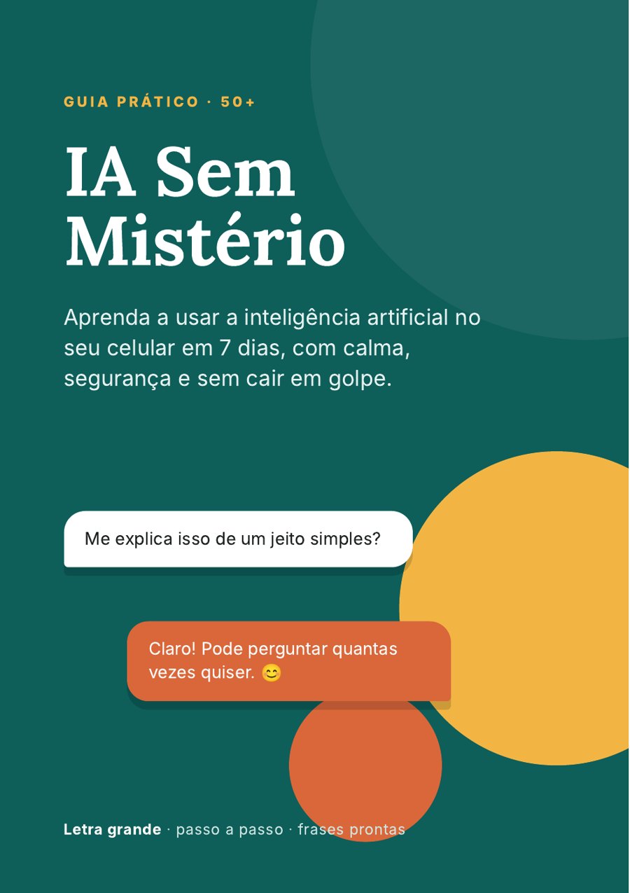 Capa do e-book IA Sem Mistério
